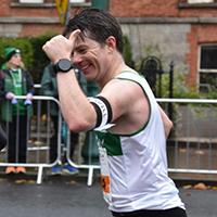 John Dolan running the marathon in support of Pieta