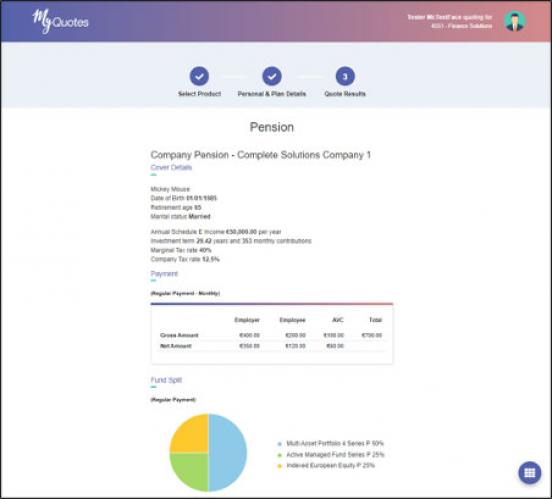 MyQuotes Key Features